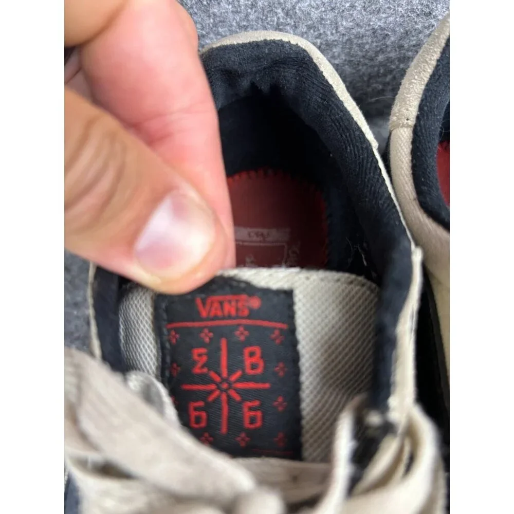 Vans Berle Pro Antique Shoes Skateboarding Men's 6.5 Bone White 721356‎